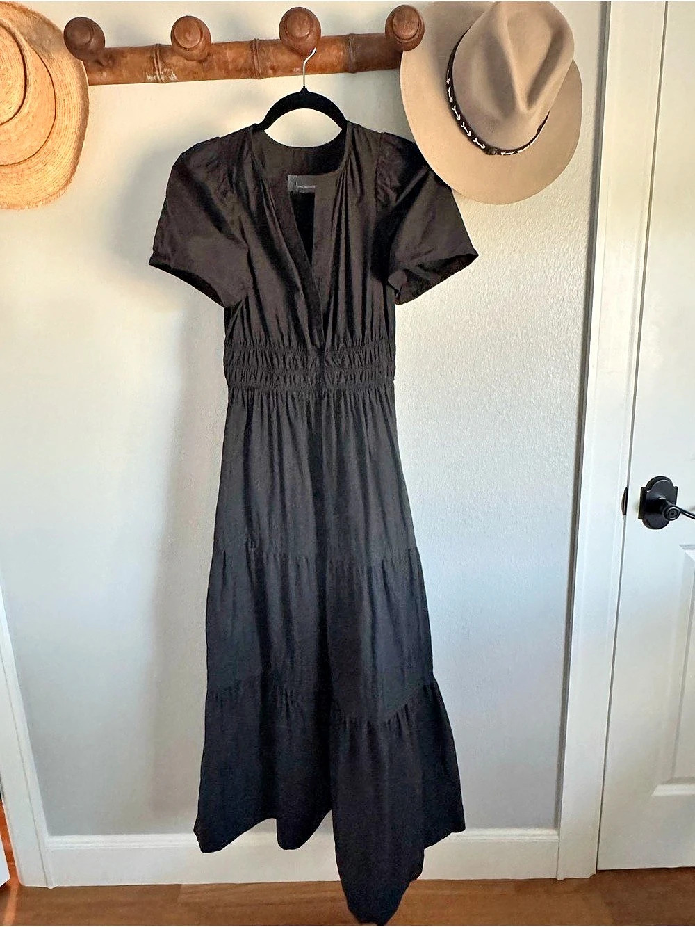 Anthropologie Maxi Dress in Black Size XS Like New